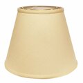 Homeroots 18 in. Parchment Biege Empire Deep Slanted Linen Lampshade 470050